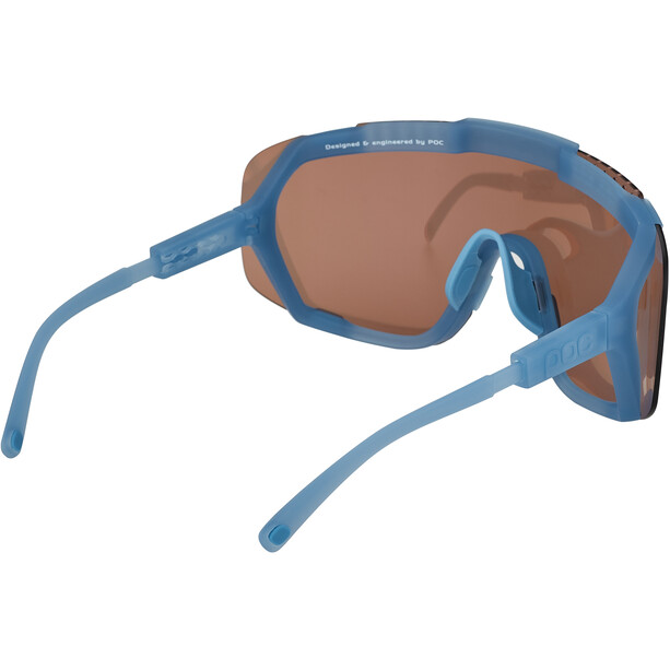 POC Devour Sunglasses basalt blue/brown silver mirror