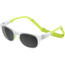 POC Evolve Sunglasses Kids transparant crystal/fluorescent limegreen/equalizer grey