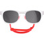 POC Evolve Sunglasses Kids transparant crystal/fluorescent orange/equalizer grey