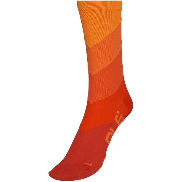 Alé Cycling Diagonal Digitopress Q-Skin Socken 16cm Herren rot