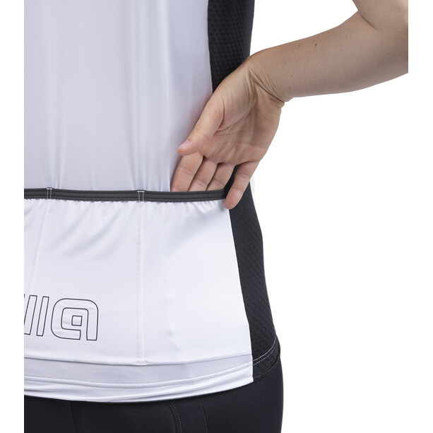 Alé Cycling Solid Color Block Maillot manches courtes Femme, blanc