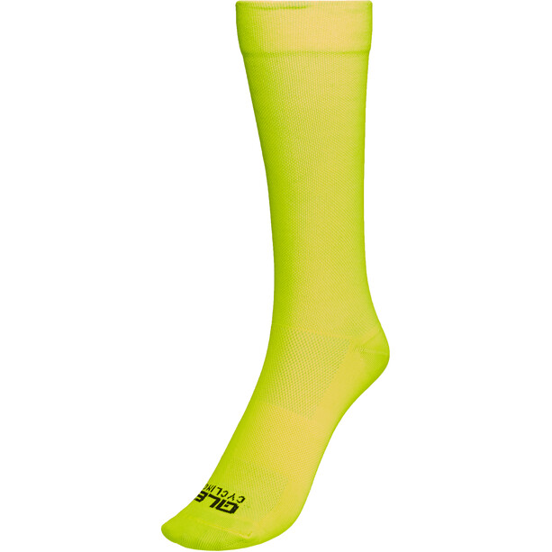 Alé Cycling Team Q-Skin Socken 18cm Herren gelb