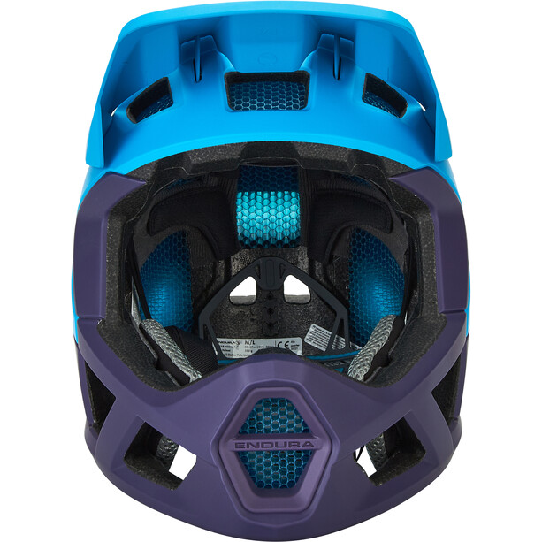 Endura MT500 Full Face Helmet electric blue