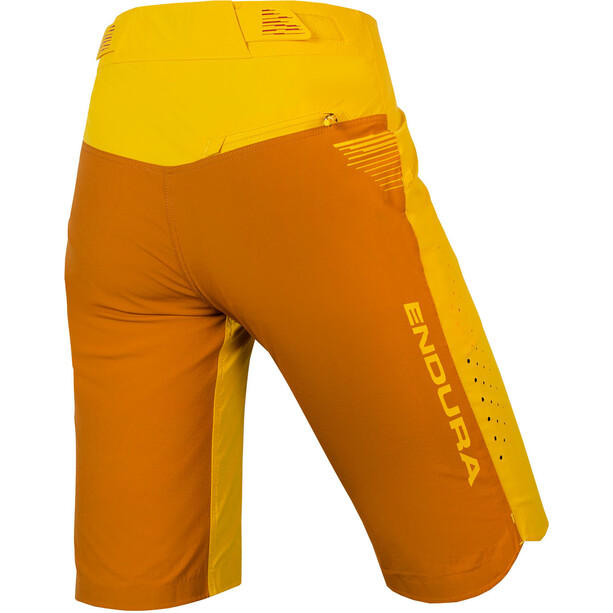 Endura SingleTrack Lite Spodnie krótkie Kobiety, żółty