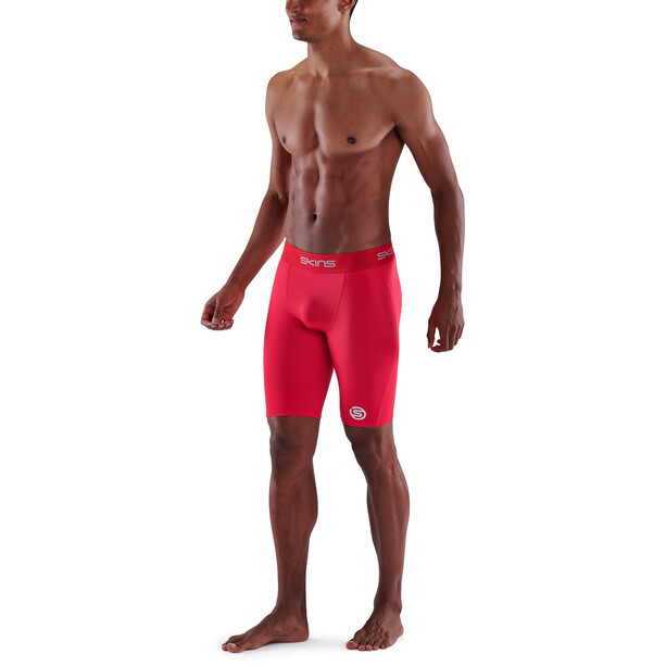Skins Series-1 Short Collant Homme, rouge