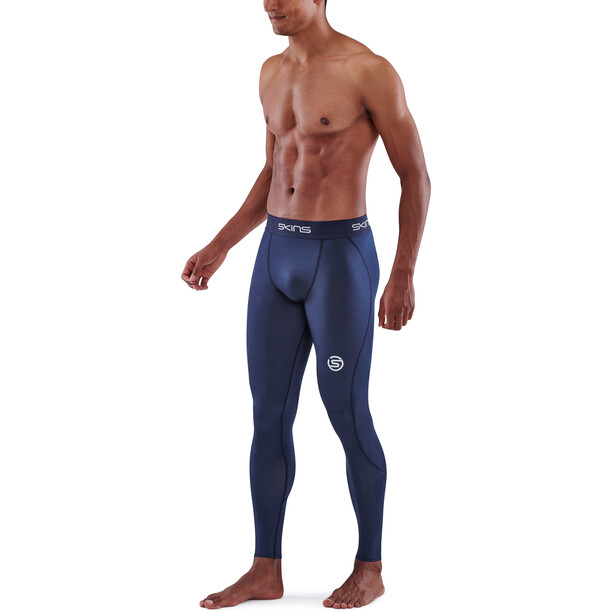 Skins Series-1 Long Tights Men navy blue