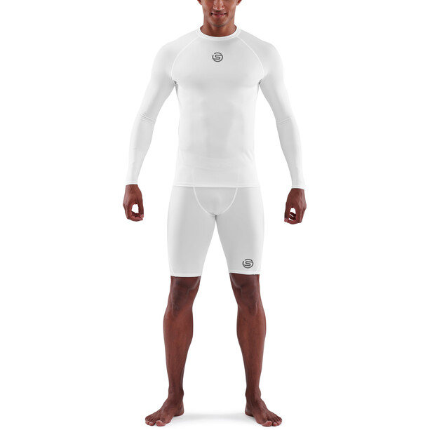 Skins Series-1 LS Shirt Mężczyźni, biały