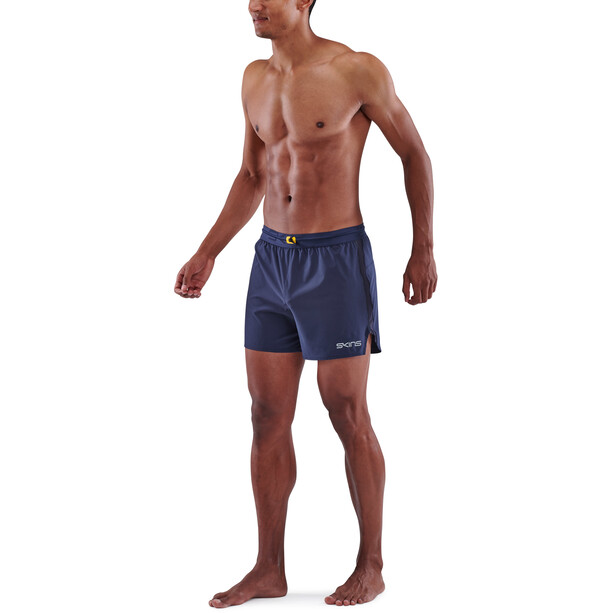 Skins Series-3 Pantalones cortos para correr Hombre, azul