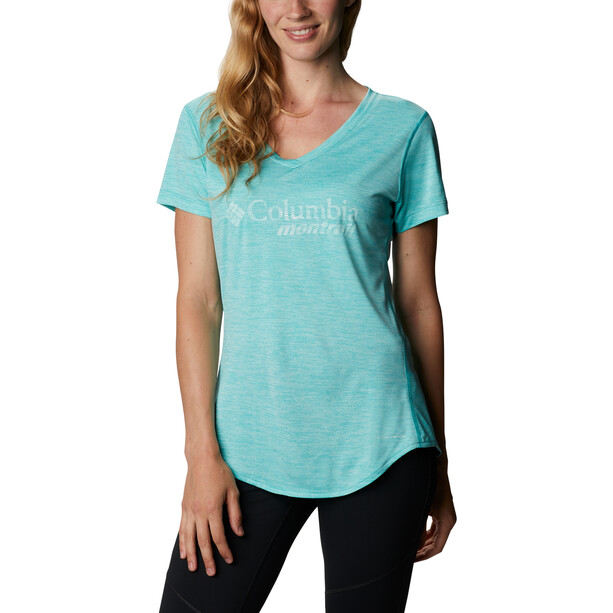 Columbia Trinity Trail II Graphic T-Shirt Women blå