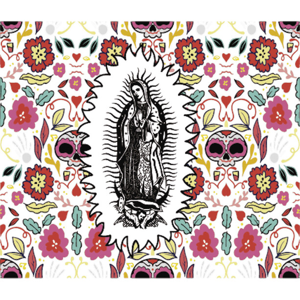 DYEDBRO Guadalupe Kit Protección Cuadro, transparente/Multicolor