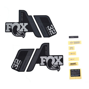 Fox Racing Shox Decal Kit 32 SC P-S, harmaa/musta harmaa/musta