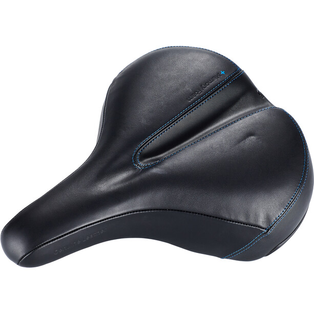 BBB Cycling ComfortPlus Relaxed BSD-103 Siodło Leather, czarny
