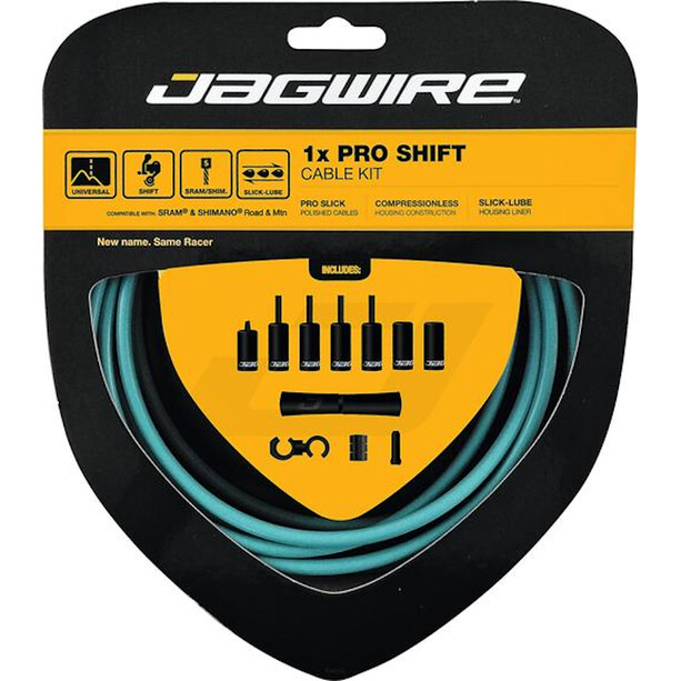 Jagwire 1X Pro Shift Schaltzugset türkis