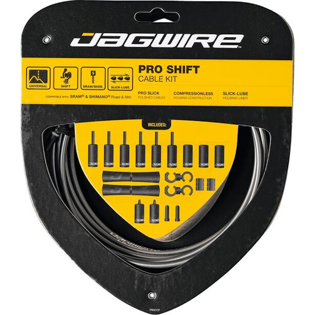Jagwire 2X Pro Shift Schakelkabel Set, grijs