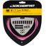 Jagwire 2X Sport Shift Schakelkabel Set voor Shimano/SRAM, roze