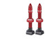 KCNC Aluminium Set Válvulas Tubeless 65mm, rojo