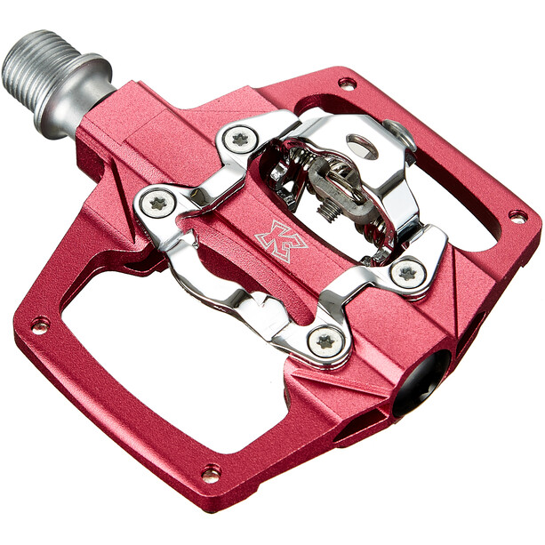 KCNC AM Trap Clipless Pedals Dual Side pink bling edition