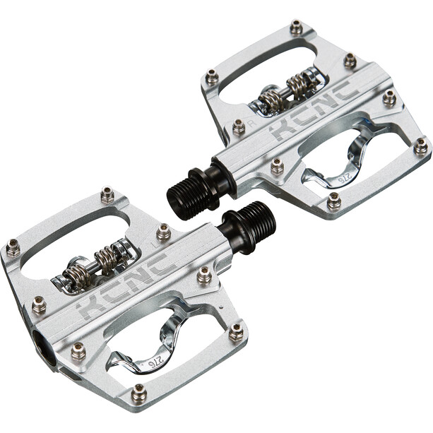 KCNC AM Trap-TI Klickpedale Dual Side silber