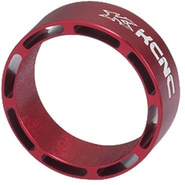 KCNC Hollow Design Headset spacer 1 1/8" 10mm, rood