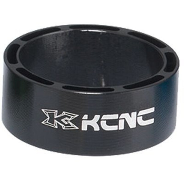 KCNC Hollow Design Espaciador Dirección 1 1/8" 20mm, negro