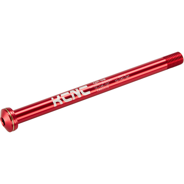 KCNC KQR08-SH Eje Pasante 12x148mm 167mm E-Thru, rojo