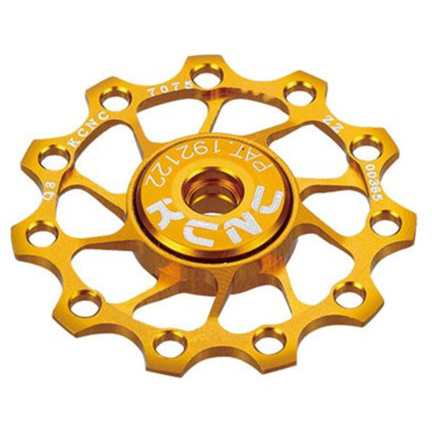 KCNC Ultra Jockey Wheel Pulegge Cuscinetto 12T SS, oro