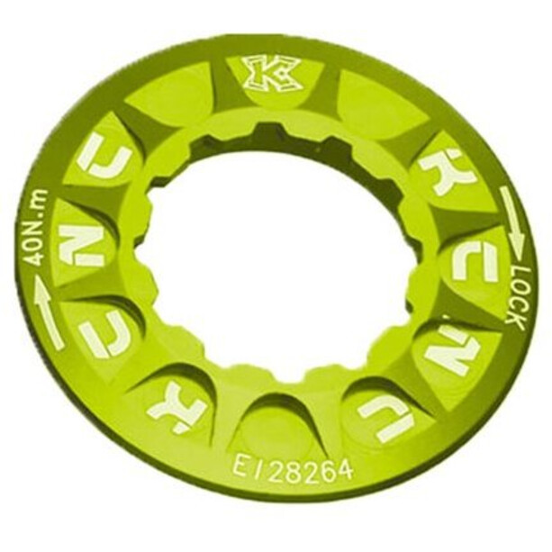KCNC Verschlussring für Bremsscheibe Shimano Centerlock grün