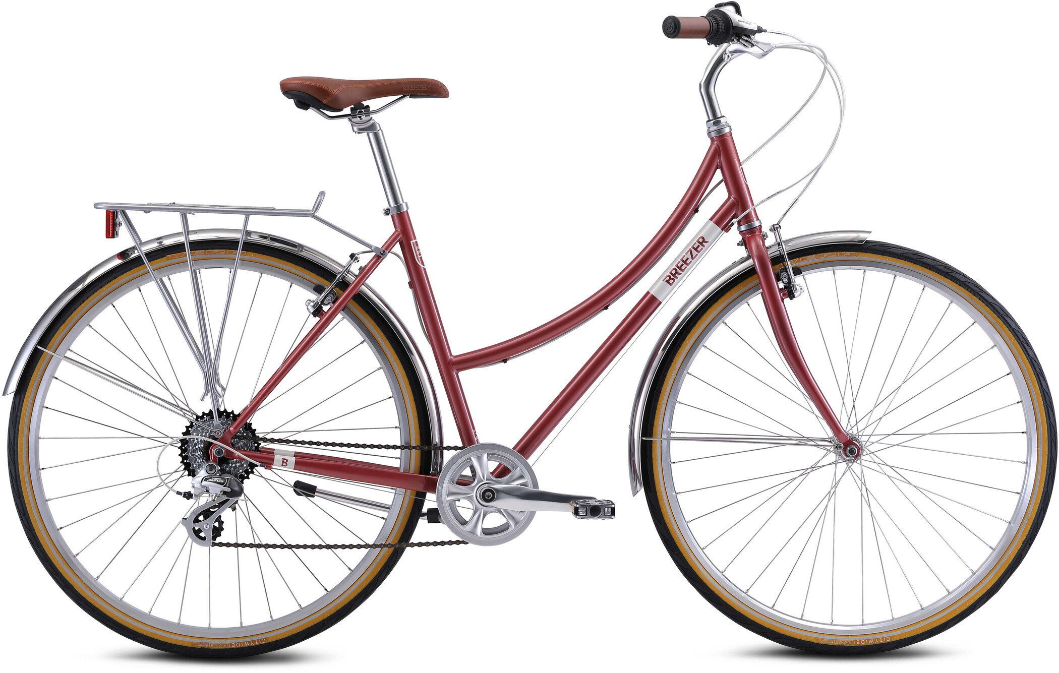 Breezer Downtown EX ST, rød | city-cykel