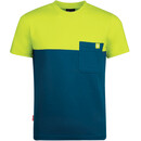 TROLLKIDS Bergen T-shirt Enfant, Bleu pétrole/jaune