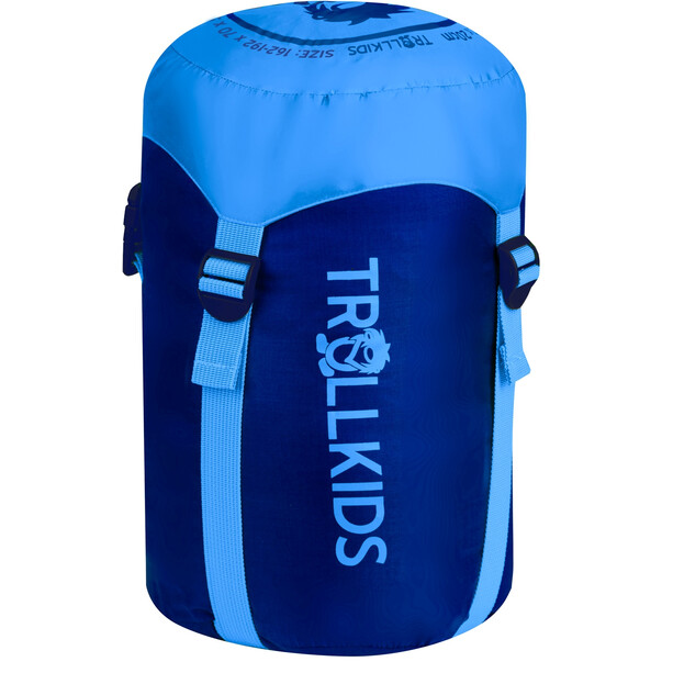 TROLLKIDS Fjell Dreamer Sleeping Bag Extendable Kids navy/medium blue/green