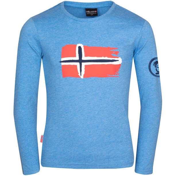 TROLLKIDS Oslo Longsleeve Shirt Kids, azul