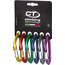 Climbing Technology Berry W Moschettone 6-Pack, colorato