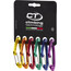 Climbing Technology Fly-Weight Evo Mousqueton 6-Pack, Multicolore