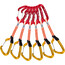 Climbing Technology Fly-Weight Evo Quickdraw set 10mm 12cm 6-pack, rood/geel