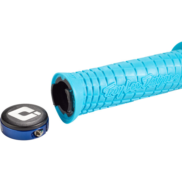 ODI Troy Lee Designs Lock-On MTB Grips light blue