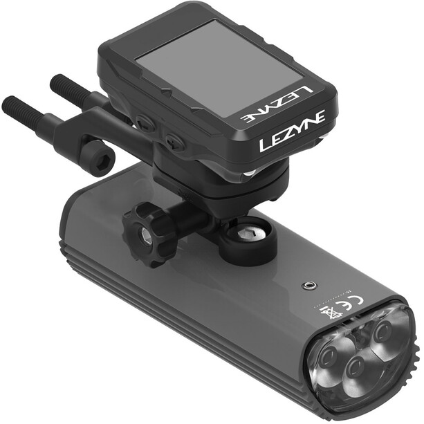 Lezyne X-Lock Duo Uchwyt na kierownicę do GPS i LED, czarny