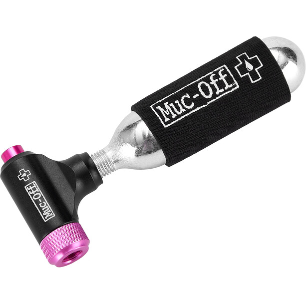 Muc-Off Road Inflator Kit schwarz/pink
