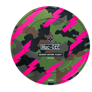 Muc-Off Disc Brake Covers 1 Paar grün/pink