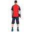 VAUDE Moab VI T-shirt Heren, rood/blauw