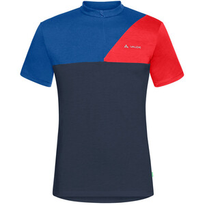 VAUDE Tremalzo IV T-shirt Heren, blauw/rood