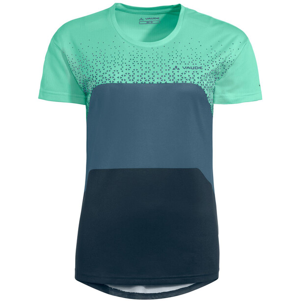 VAUDE Moab VI T-shirt Dames, groen/blauw