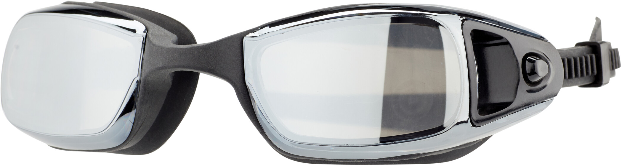 Brille aus gehärtetem Glas Maske Brille Brille für Schwimmwassersport Schwarz 