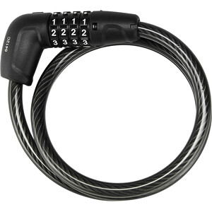 ABUS 6412C SCLL Câble antivol, noir noir