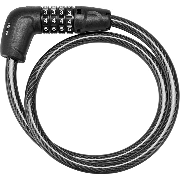 ABUS 6412C SR Candado Cable, negro