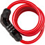 ABUS Star 4508C Bloqueador de cable en espiral 150cm, rojo
