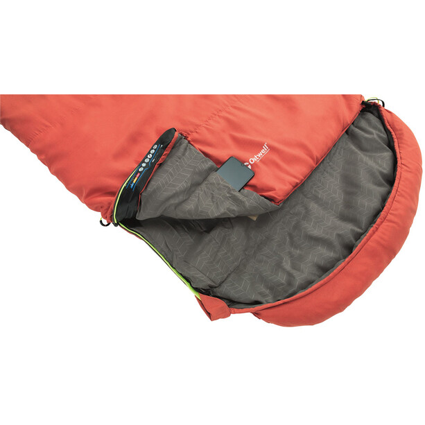 Outwell Campion Lux Sleeping Bag, pomarańczowy