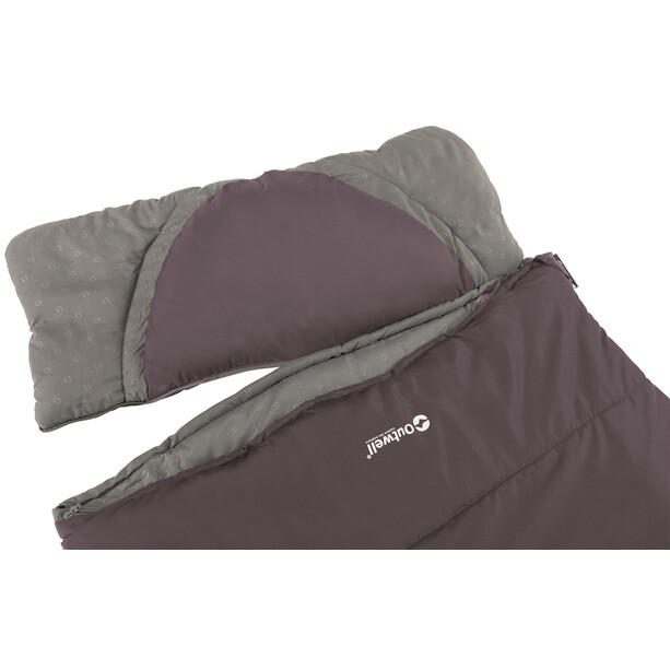 Outwell Contour Bolsa de dormir, violeta/gris