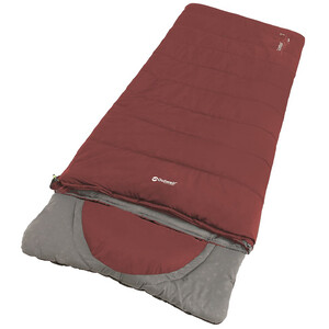 Outwell Contour Lux Sleeping Bag, rood/grijs rood/grijs