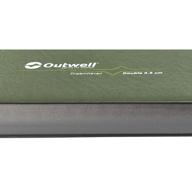Outwell Dreamhaven Double Airbed 7,5cm, oliwkowy