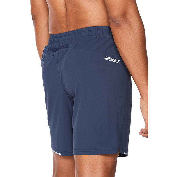 2XU Aero Shorts 7 Hombre, azul
